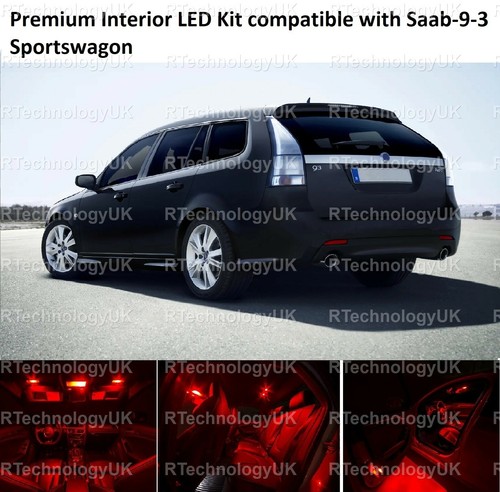 Red led interior upgrade kit - red,