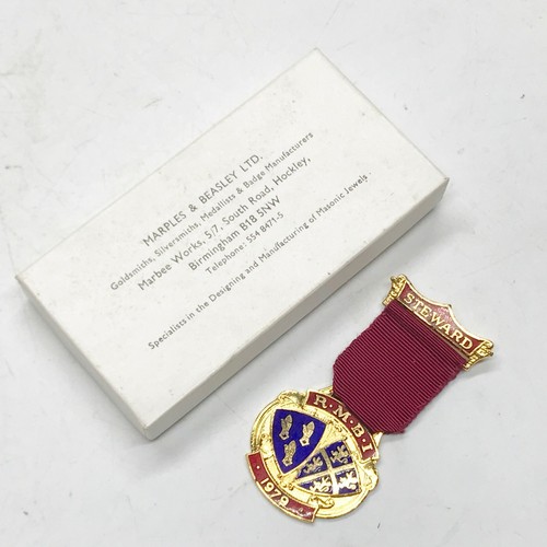 Vintage enamel masonic rmib - enamel,