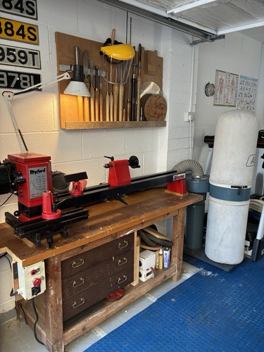 Myford wood turning - wood, &