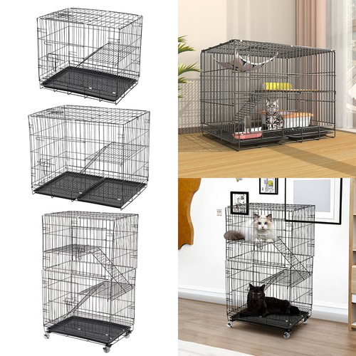 Layer cat cage folding pet - 2/3,