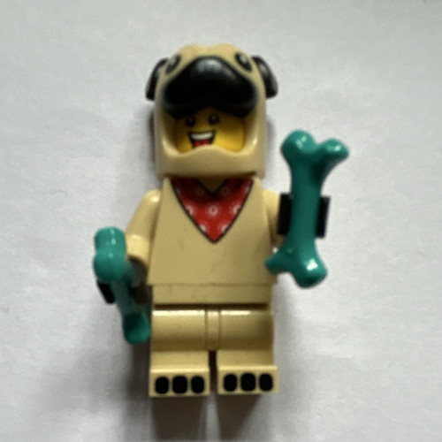 Lego minifigure pug - pug, dog