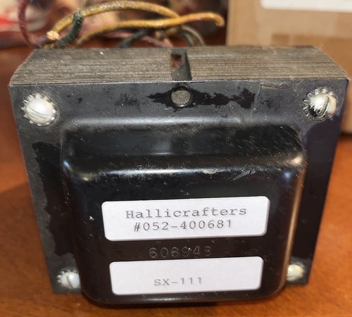 Hallicrafters power xfmr - hallicrafters,