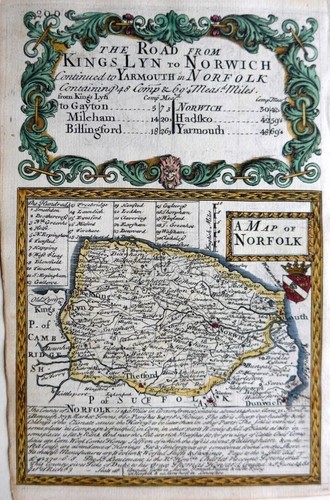 Norfolk norwich c1720 by - ,