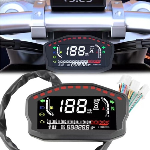Motorcycle dashboard digital - motorcycle,