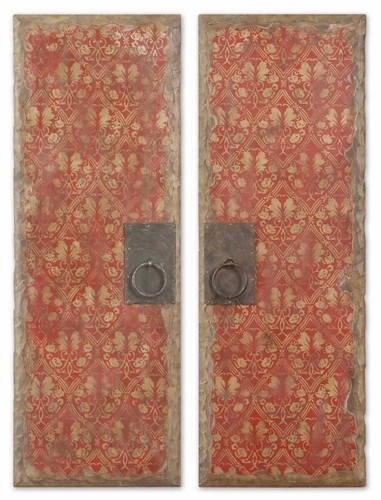 Vintage uttermost red door - red,
