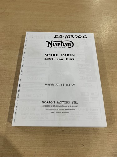 Norton spare parts list models - norton,