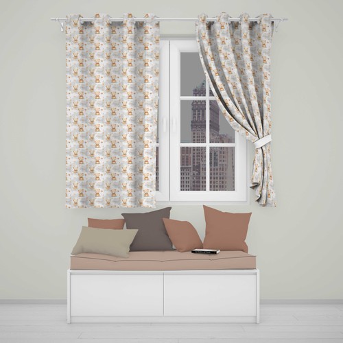 Blackout eyelet curtains soft - blackout,