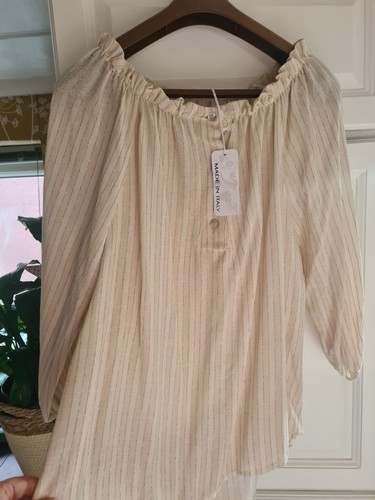 Off shoulder smock - off,