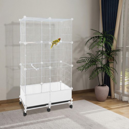 White standing large bird - large,
