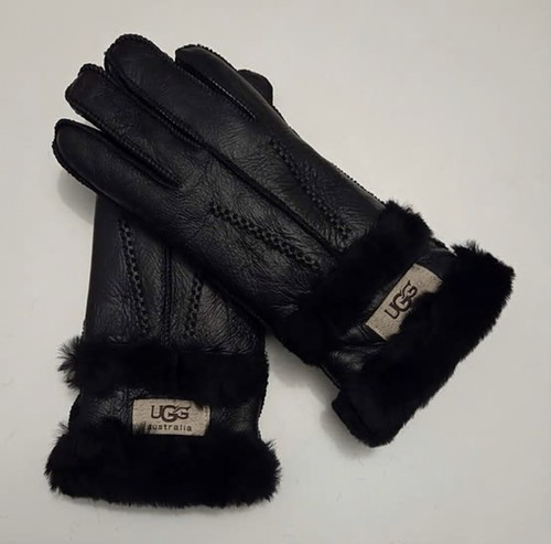 Women ugg black - ugg, leather