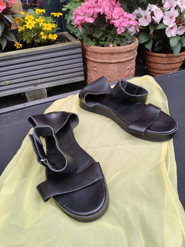 Topshop black leather - topshop,