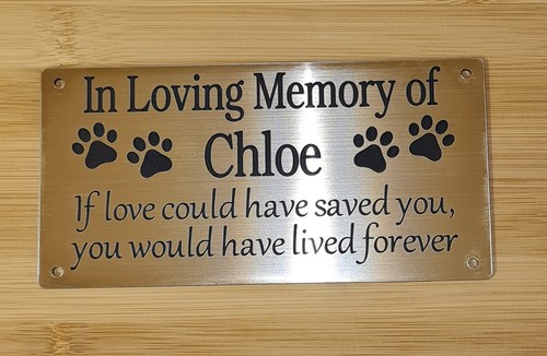 Personalised pet memorial - personalised,