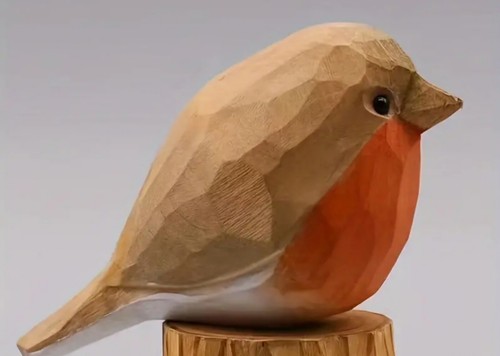 Hand carved wooden painted - hand,