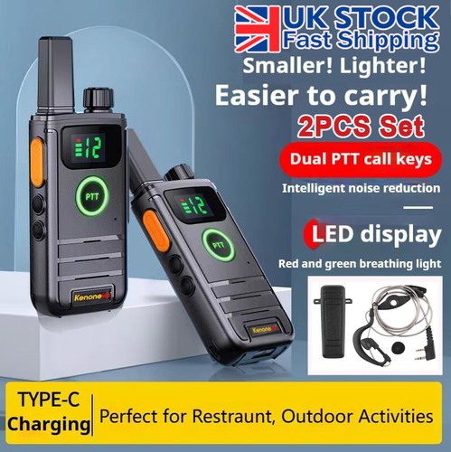 2pcs portable mini walkie - 2pcs,