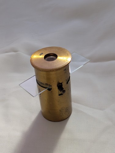 Antique brass field - field, pocket