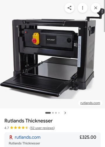 Rutlands r1615 thicknesser - r1615,
