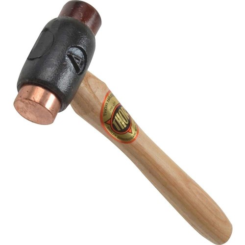 Rawhide copper hammer - rawhide, dual
