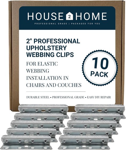 Upholstery webbing clips - upholstery,