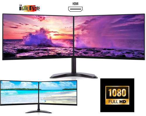 Dual monitor screen full - dual, hd