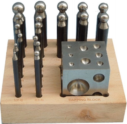 Doming block and punch - block,
