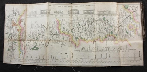 1838 drake railroad maps - maps, of