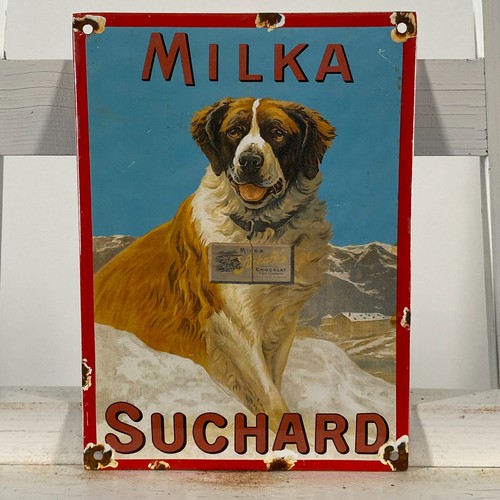 Suchard enamel sign - (milka),