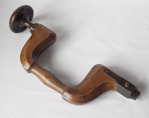 Antique carpenters bit brace - antique,