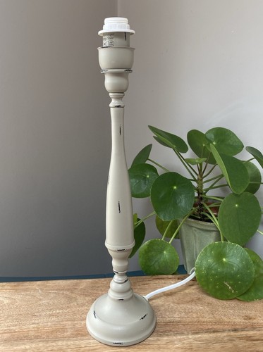 Beige table lamp base - table,