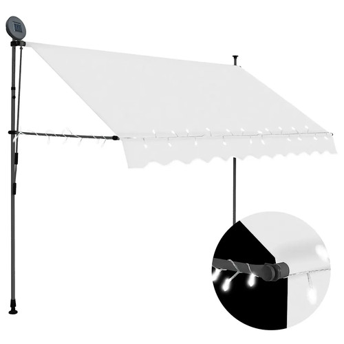 Retractable awning 300cm cream - retractable,