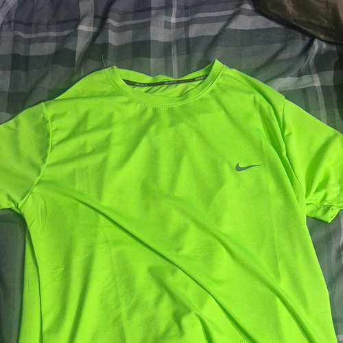 Nike dri fit men green - men's, crew