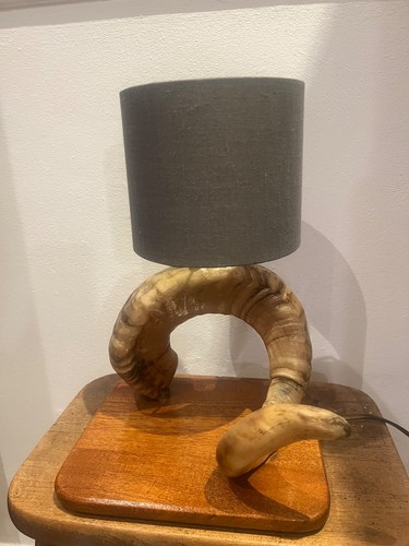 Vintage lamp ram horn - ram’s,