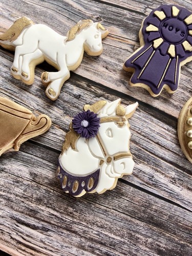 Horse head cookie cutter and - horse,