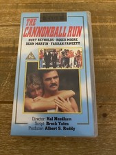 The Cannonball Run VHS Video Burt Reynolds Farrah Fawcett Roger Moore Tested