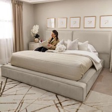 Luxury Bed Frame Plush Velvet