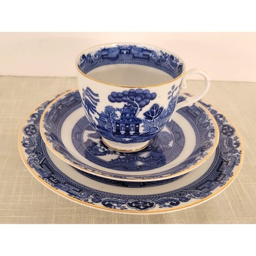 Old blue willow pattern - old,