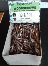 BOX 10 X 1 1/2"  SLOTTED STEEL