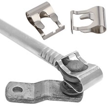 2Pcs/Kit Car Windscreen Wiper Link Universal Linkage Rods Arm Repair Clip Spring