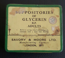 Savory & Moore Ltd Suppositories of Glycerin tin