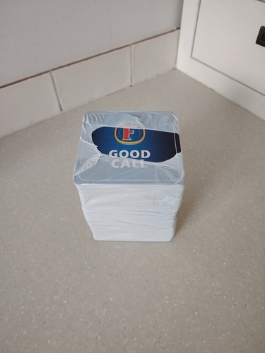 100 fosters lager beer mats - 100,