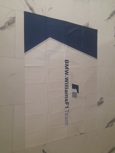 Bmw williams team flag - bmw,