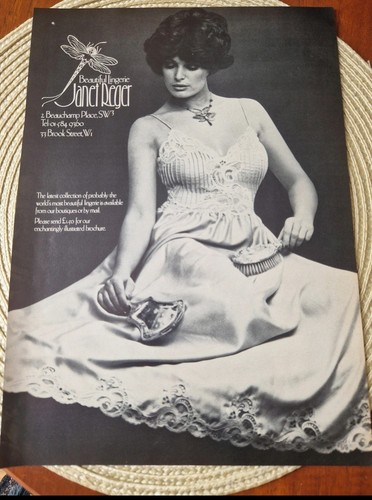 Janet reger lingerie 1977 - reger,