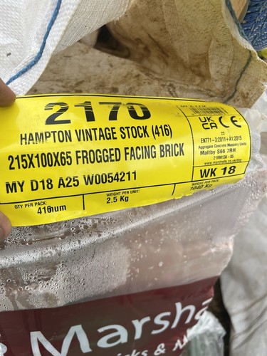 Hampton vintage stock bricks - stock,