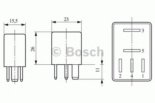 Bosch relay 0332011007 - relay,