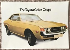 TOYOTA Celica Coupe 1600 ST Car Sales Brochure 1974  CST/74/1