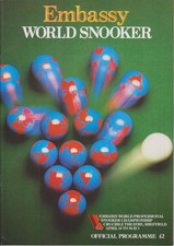 EMBASSY WORLD SNOOKER PROGRAMME