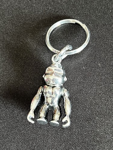Kipling silver metal monkey - kipling,
