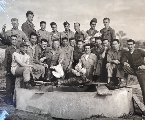 Wwii pig roast army - army, 1259