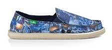 Sanuk Donna Blue Love Sidewalk