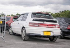 Mazda 323 GTR (BG) White Rear Bumper