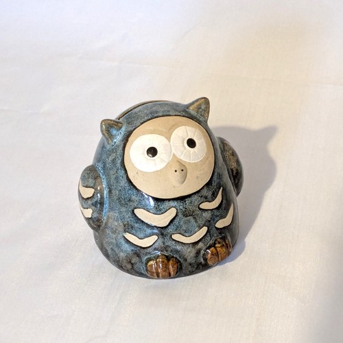 Owl studio pottery money box